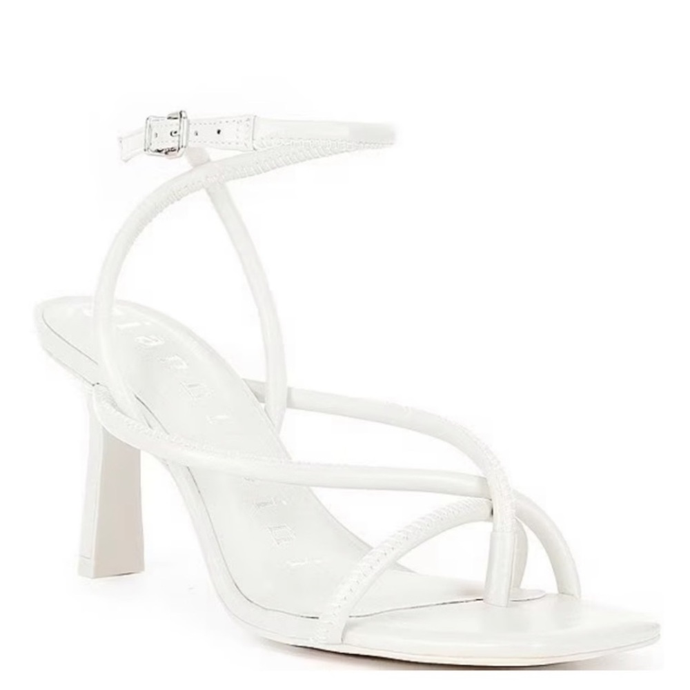 Gianni Bini White Strappy Heels